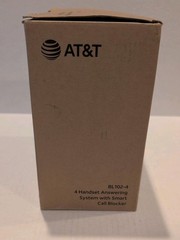 AT&T BL102-4 DECT 6.0 4-Handset Cordless Phone for 4 Handset, Silver/Black