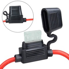 3X 12 Gauge Mini ATC 25A 30A Fuse Holder In-Line AWG Wire Copper 12 Volt Blade