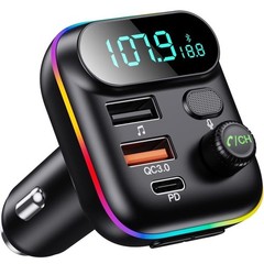 Bluetooth Car Adapter FM Transmitter Handsfree USB AUX Radio MP3 Music Player