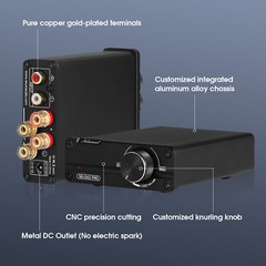 Nobsound 100W×2 Mini Class D Digital Power Amplifier HiFi Stereo Audio Amp