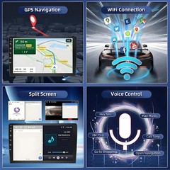 11.5″ Radio Stereo Carplay Android 13 For 2007-2016 Jeep Wrangler JK GPS 4+64GB