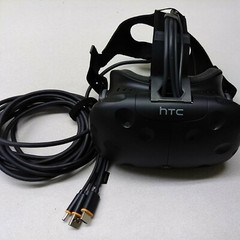 HTC Vive Virtual Reality Headset w/ cables + OEM Link Box and power adapter