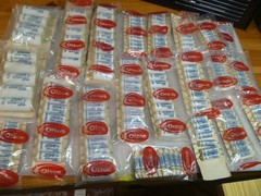 Porcelain Capacitors 600V various values (qty: 188)