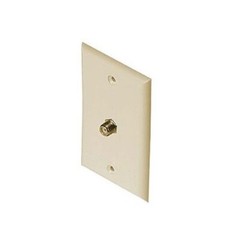 Wall Plates Single Coaxial Cable Ivory Color Perfect vision WPSNPISC-05