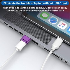 USB C Female to USB Male Adapter (4-Pack),Type C to USB A Charger Cable Adapt…
