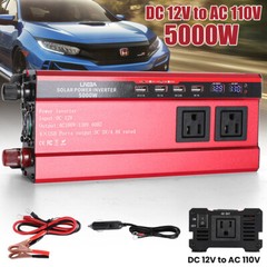 7000W 6000W 5000W 12V A 110V Convertidor Con USB Para Carro Inversor Corriente