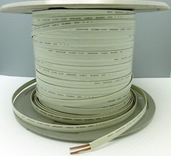 QED Qontour Ultra-Flat Solid Core Speaker Cable Sold by the METER Raw cable DIY