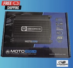 DB DRIVE MOTO800/4 WDX MOTO 4-Channel Class D Amplifier Marine Waterproof (NEW)