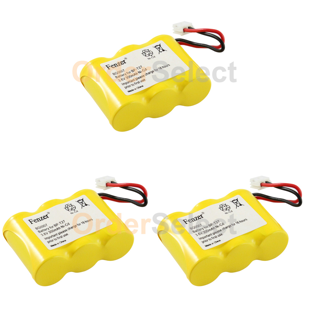 3 Fenzer OEM BG0007 BG007 Cordless Home Phone Rechargeable Replacement Battery