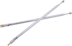 FM Radio Antenna, 2-Pack Telescopic AM FM Radio Antenna Replacement Antenna for