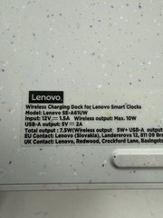 Lenovo Smart Clock 2 With Wireless Charging Dock Smart Speaker