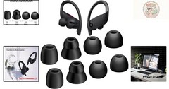 High-Quality Silicone Eartips Compatible with Powerbeats Pro – 4 Sizes Available