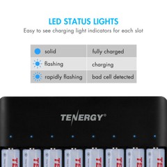 Tenergy NiMH AA and AAA Charger (USB Input)