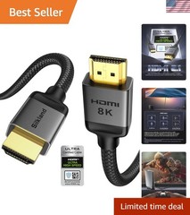 Certified HDMI 2.1 Cable, [4K@240Hz 144Hz 120Hz, 8K@60Hz] 1440P Ultra High Sp…