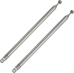 2pk 7 Sections Telescopic 74cm AM FM Antenna Portable Radio Antenna Replacement