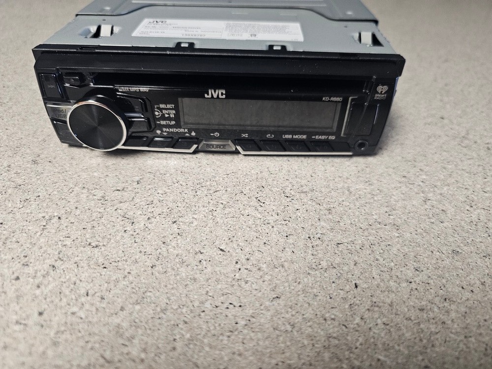 Used JVC KD-R660 Car Stereo AM FM Radio Receiver MP3 AUX USB CD Disc Player