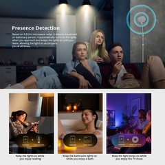 1/3Pack SONOFF SNZB-06P Zigbee 3.0 Human Presence Sensor Works with Alexa/Google