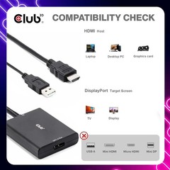 PC Laptop Gaming Console to Monitor HDMI Active Adapter