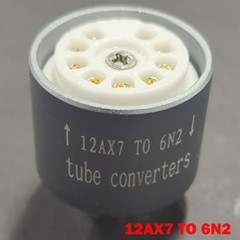 1 Pack ECC83 12AX7 To 6N2 Vacuum Tube Amplifier Convert Socket Adapter HOT