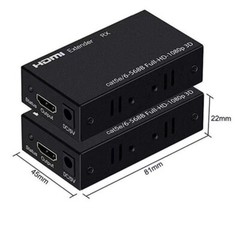 HDMI Network Extender IR Over CAT6 CAT5e 1080P 196ft Single Cable Transmit