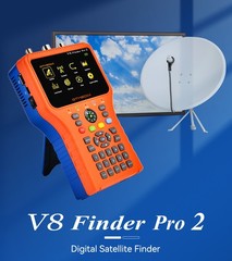 V8 Pro DVB-T/T2/C DVB-S/S2X Digital Signal Finder Terrestrial Satellite Meter US