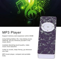 Compact MP3 Player with HiFi Sound and 64GB Memory Card Support – Travel Ready