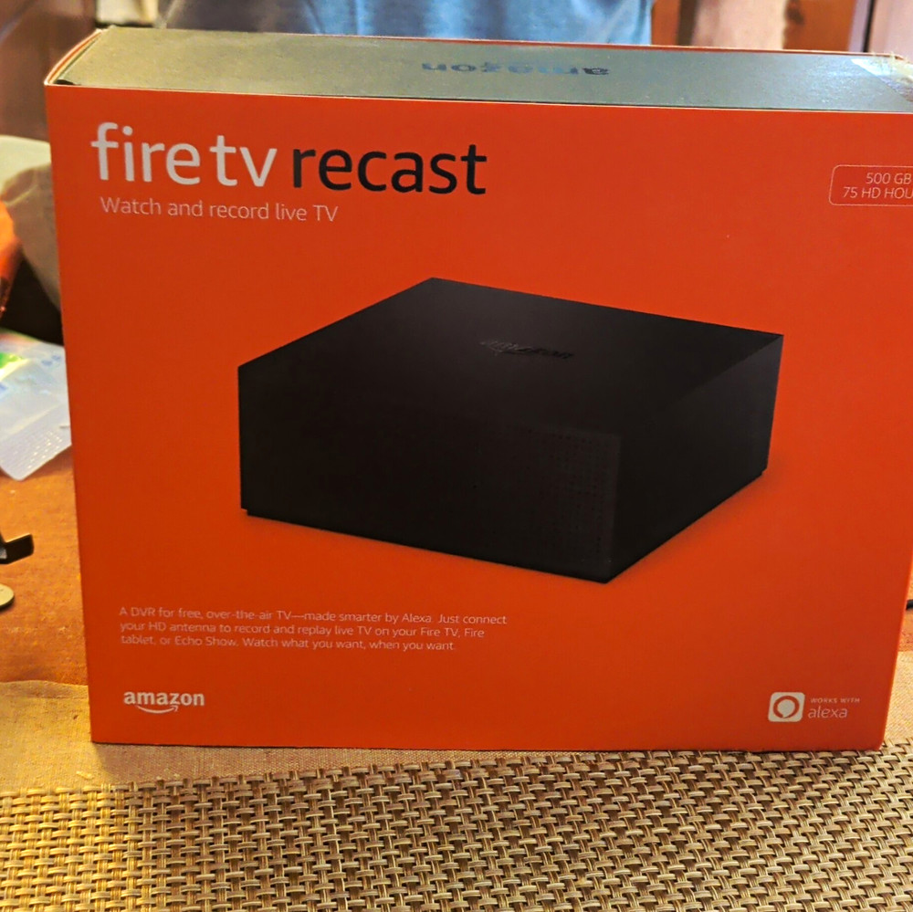 Amazon Fire TV Recast 500GB OTA DVR 2-Tuner Wi‑Fi 802.11ac Black