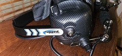 Rugged Radios H41 Carbon Fiber Racing Radios 2 Way Headset BTH Set of 2