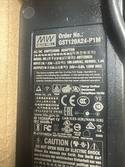New Mean Well GST120A24-P1M AC/DC Switching Adapter 24V 5A 120W Power Supply