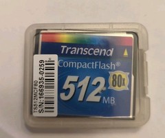512MB Transcend CompactFlash Industrial CF45I CF Flash Memory Card TS512MCF45I