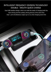 Wireless Bluetooth FM Transmitter Car Stereo Audio MP3 AUX Adapter USB Charger