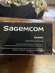 BRAND NEW IN THE BOX SAGEMCOM DIGITAL CORDLESS PHONE 6.0 MODEL D680C