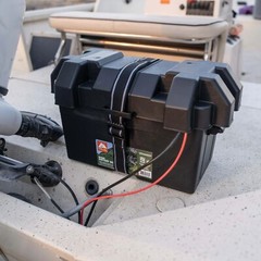 Battery Box Heavy-Duty Size 27 Durable Adjustable and Ready for Any Vehicle Box