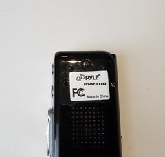 Pyle 4GB PVR200 272 hour Digital Voice Recorder W/USB Cable to PC- WORKS!
