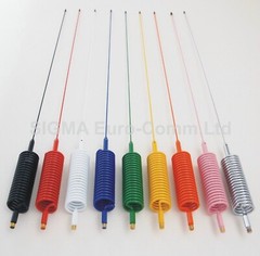 BLACK Mini Stinger Springer Trucker 80 4 x 4 Tornado 90 cm CB Antenna / Aerial