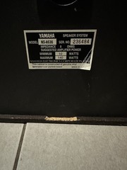 Pair Of Yamaha NS-A636 3 Way Speakers 140 Watt 8 Ohm ~ Tested & Working ~