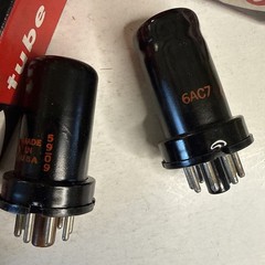 Lot Of 2: 6AC7 CBS Metal Vacuum NOS In CBS Box Made in U.S.A Tu6