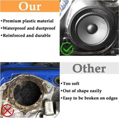 Durable ABS Plastic Speaker Spacers for 6.5-Inch Car Subwoofers – Easy Install