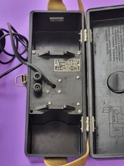 Vintage Soviet Military Field phone TA-2 1975 USSR Russia Телефон полевой