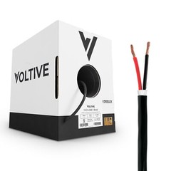Voltive 12/2 Speaker Wire – CL3 – In-Wall/Direct Burial – OFC – 250ft – Black