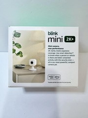 Blink Mini 2K+ 2K Plug-In Security Camera White Newest Model NEW SEALED