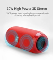 Bluetooth Wireless Portable Speaker Waterproof Stereo Bass USB TF FM Radio Loud
