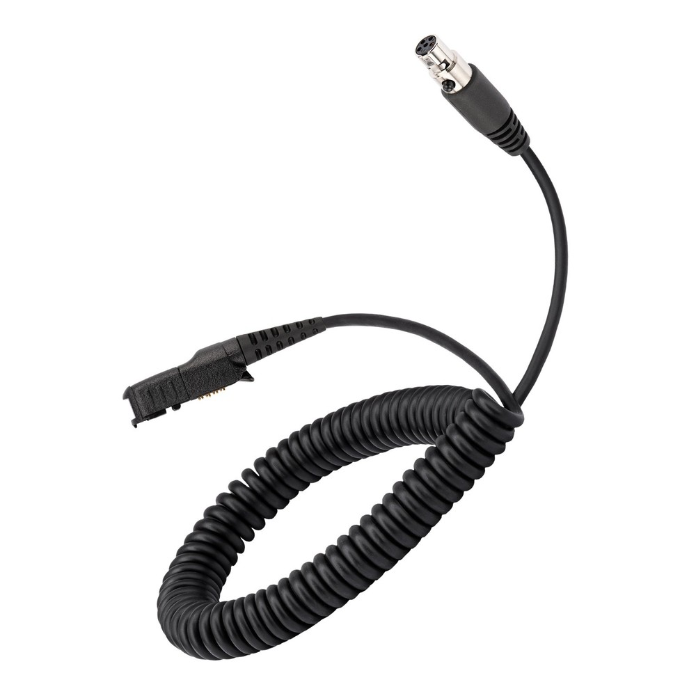 5-Pin Headset Adapter Cable Coiled Cord for Motorola DGP8050e MTP3250 MTP3500
