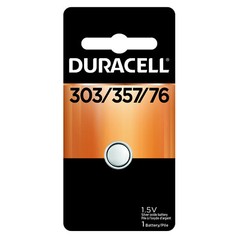 10 x 303/357 Duracell Silver Oxide Batteries (AG13, SR44, SR44W, EPX76, 76B)