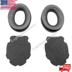 New For Aviation Headset X A10 A20 Bose Headphones 1Pair Black Ear Pads Cushions