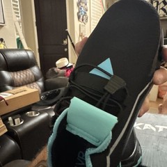 KAT VR Shoes Black Blue Mens Size 10 NEW WITH BOX VIRTUAL REALITY FOR TREADMILL