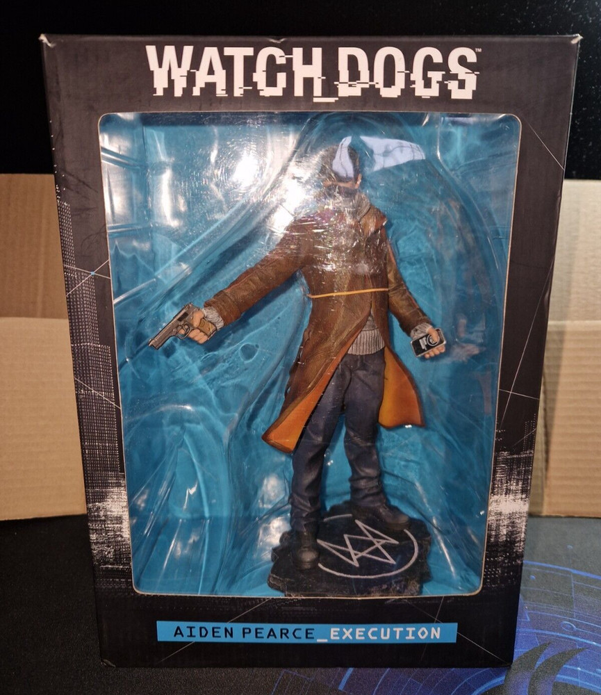 AIDEN PEARCE EXECUTION ACTION FIGURE 24cm ORIGINAL LIMITED EDITION UBISOFT