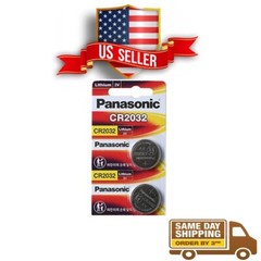 2 pcs New Panasonic CR2016 / CR2025 / CR2032 /CR2450 3V LITHIUM BATTERY Exp 2033