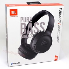 JBL Tune 510BT Black Wireless Bluetooth On-Ear Headset with Mic Extra Pure Bass