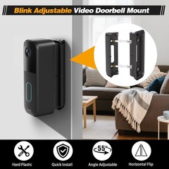 Adjustable Angle Mount for Blink Video Doorbell – Durable ABS Design